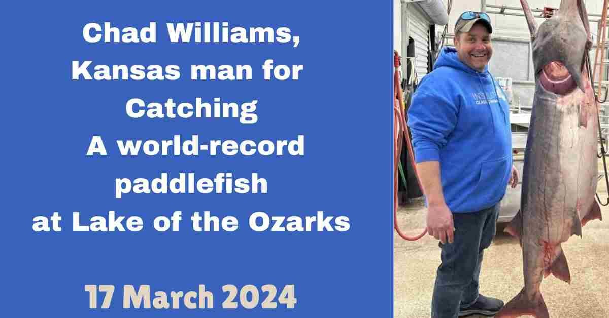 world record paddlefish