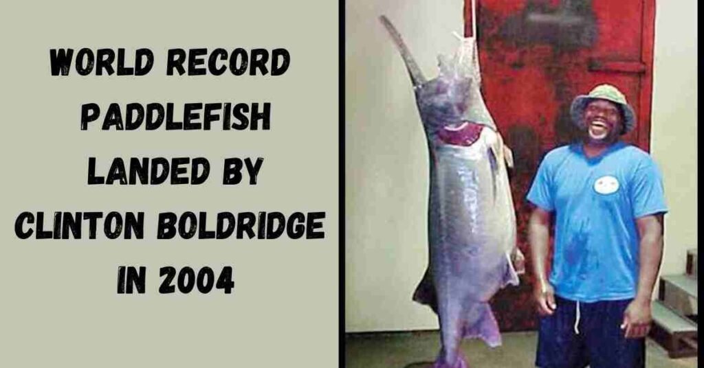 World Record Paddlefish